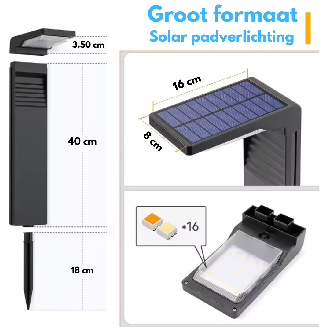 Tuinlamp Op Zonne Energie - Solar Tuinverlichting